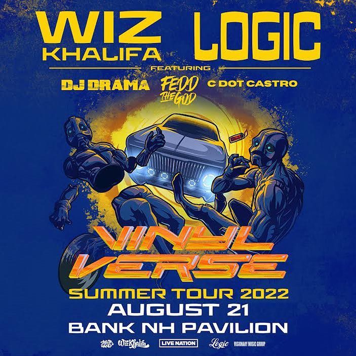 🚨GIVEAWAY 🚨 we’ve got your shot to win a 4-pack of tickets to see Wiz Khalifa & Logic at the @banknhpavilion on 8/21! To enter, tag your concert buddy in the comments AND share this post to your story. Unlimited entries allowed. Winners will be chosen at random by tomorrow (8/18) at 12pm. Good luck!