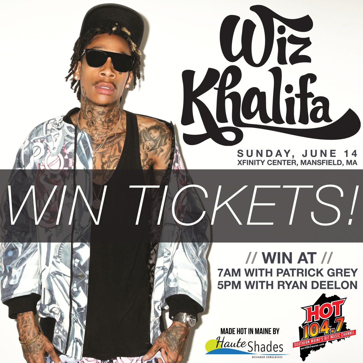 (Contest) Win Tickets To See Wiz Khalifa On June 14!! Hot Radio Maine