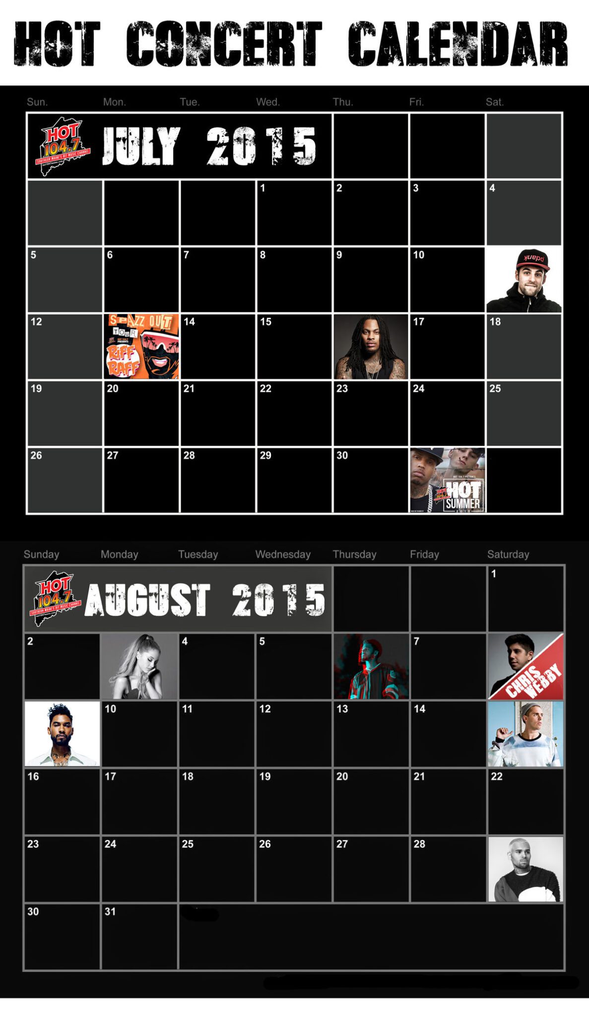 Hot Calendar
