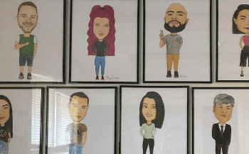 Mayra Turned the Hot 104.7 Crew Into Caricatures