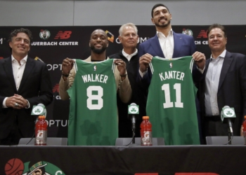 (News) Enes Kanter Trolled Kyrie Irving During His Celtics Press Conference