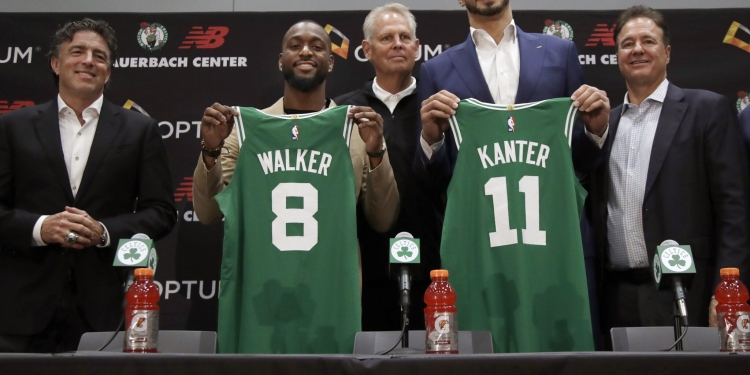 (News) Enes Kanter Trolled Kyrie Irving During His Celtics Press Conference