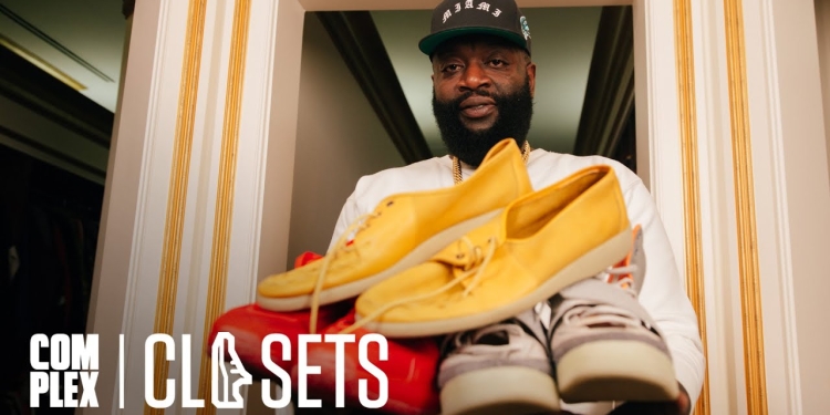 (Watch) Rick Ross Shows Off Massive Shoe Collection
