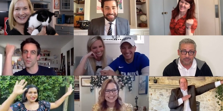 (Watch) Office Cast Reunites for Surpirse Zoom Wedding
