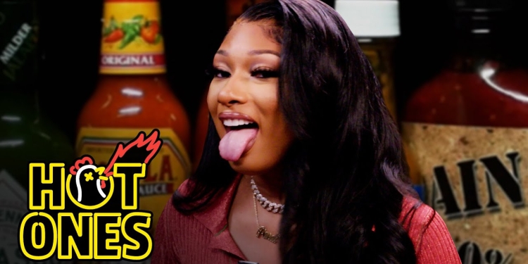 (Watch) Megan Thee Stallion Turns Into Hot Girl Meg While Eating Spicy Wings