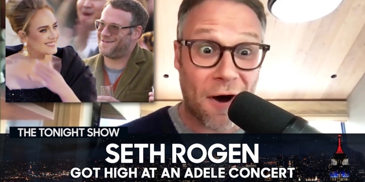 (News) Seth Rogen Talks About Being Stoned At Adele’s TV Special Concert