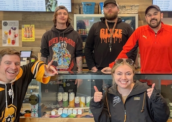 Ryan & Tara Celebrate 4/20 At Grass Roots in Portland