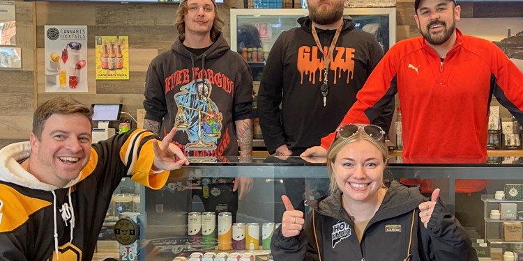 Ryan & Tara Celebrate 4/20 At Grass Roots in Portland