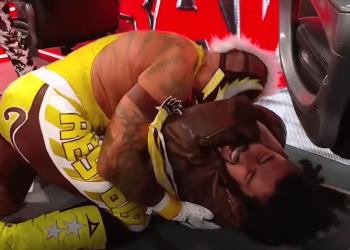 Bad Bunny Gets Thrown Through A Table