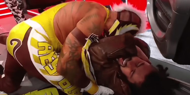 Bad Bunny Gets Thrown Through A Table