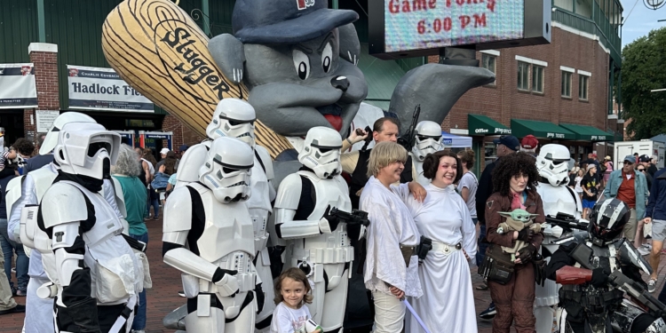 Live Broadcast From Sea Dogs Star Wars Night