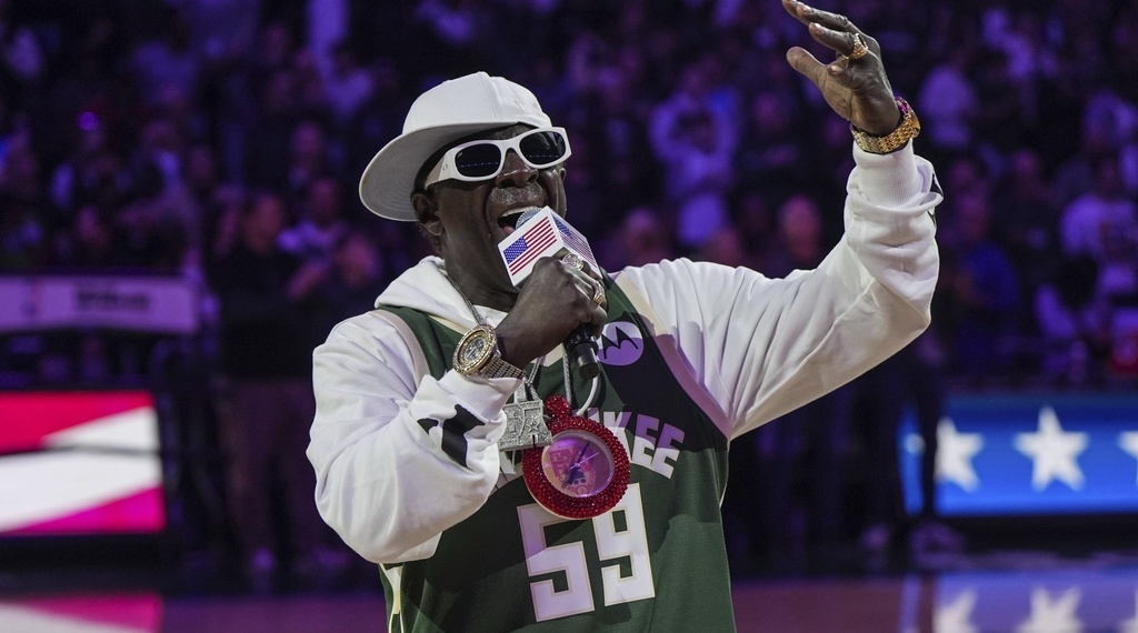 Flavor Flav Performed The National Anthem At Bucks Game