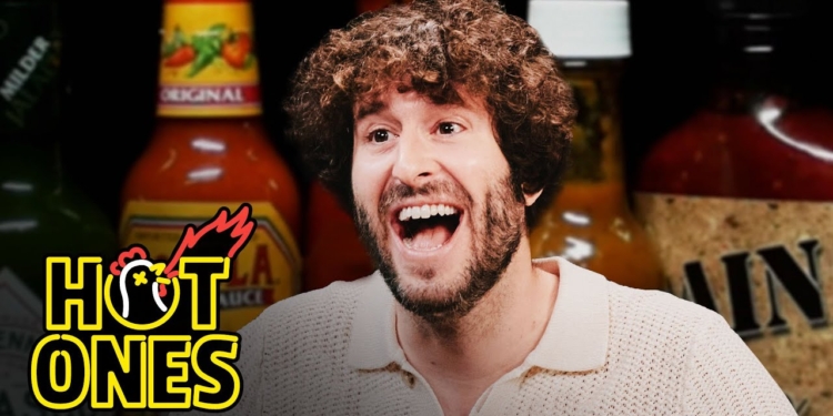 Lil Dicky Spits Hot Fire While Eating Spicy Wings