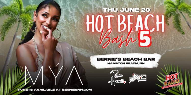 See Hot Beach Bash 5 With Mýa in Hampton Beach