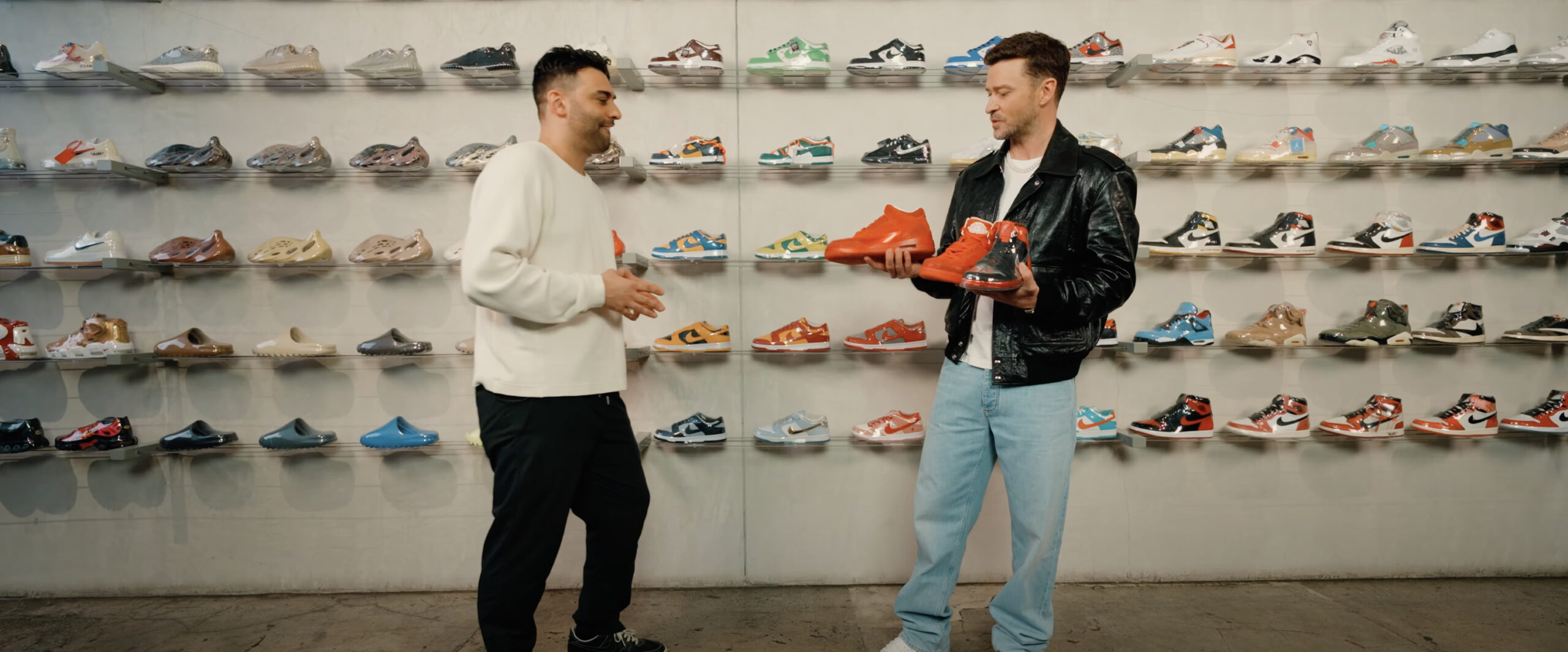 Justin timberlake sneaker collection best sale