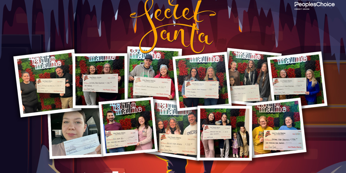Hot Radio Maine’s Secret Santa Gave Away Thousands To Maine Listeners