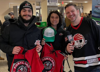 Hot Radio Maine & Joe Bornstein Live For Portland Pirates Night