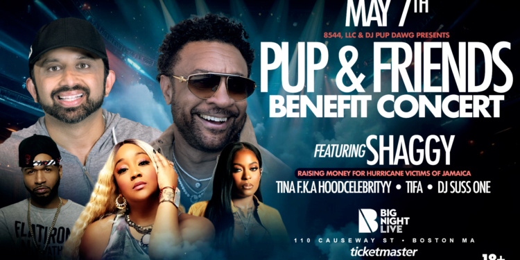 Pup & Friends Benefit Concert feat. Shaggy in Boston