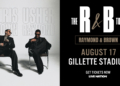 Usher & Chris Brown in Foxborough