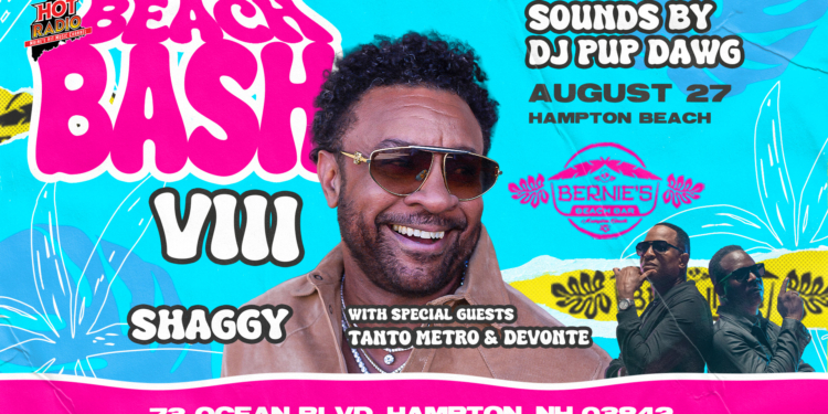 Hot Beach Bash 8: Shaggy Live At Bernie’s Beach Bar August 27th (PRESALE CODE LIVE NOW)