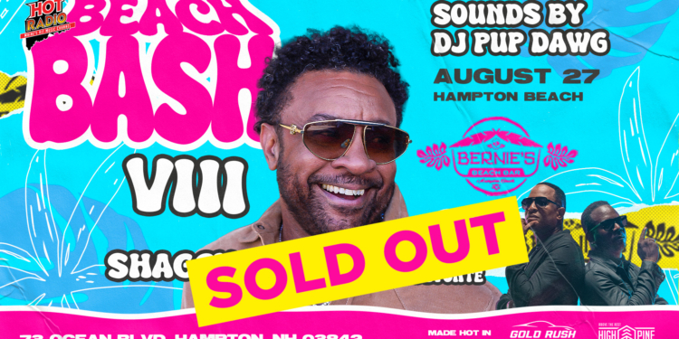 Hot Beach Bash 8: Shaggy Live At Bernie’s Beach Bar August 27th On Sale Now