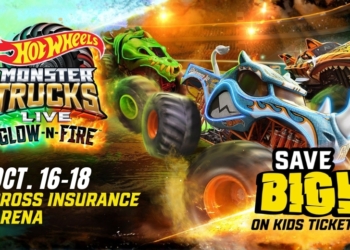 Hot Wheels Monster Trucks Live Glow-N-Fire in Portland