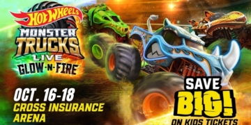 Hot Wheels Monster Trucks Live Glow-N-Fire in Portland